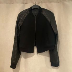Banana Republic Black Bomber Style Jacket